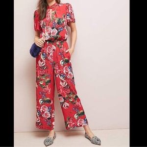 Anthropologie Ett:Twa Karlie Floral Jumpsuit, S